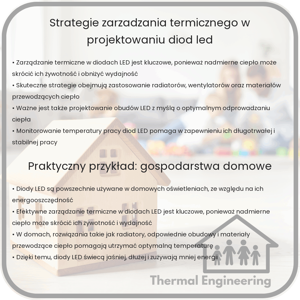 Strategie zarządzania termicznego w projektowaniu diod LED