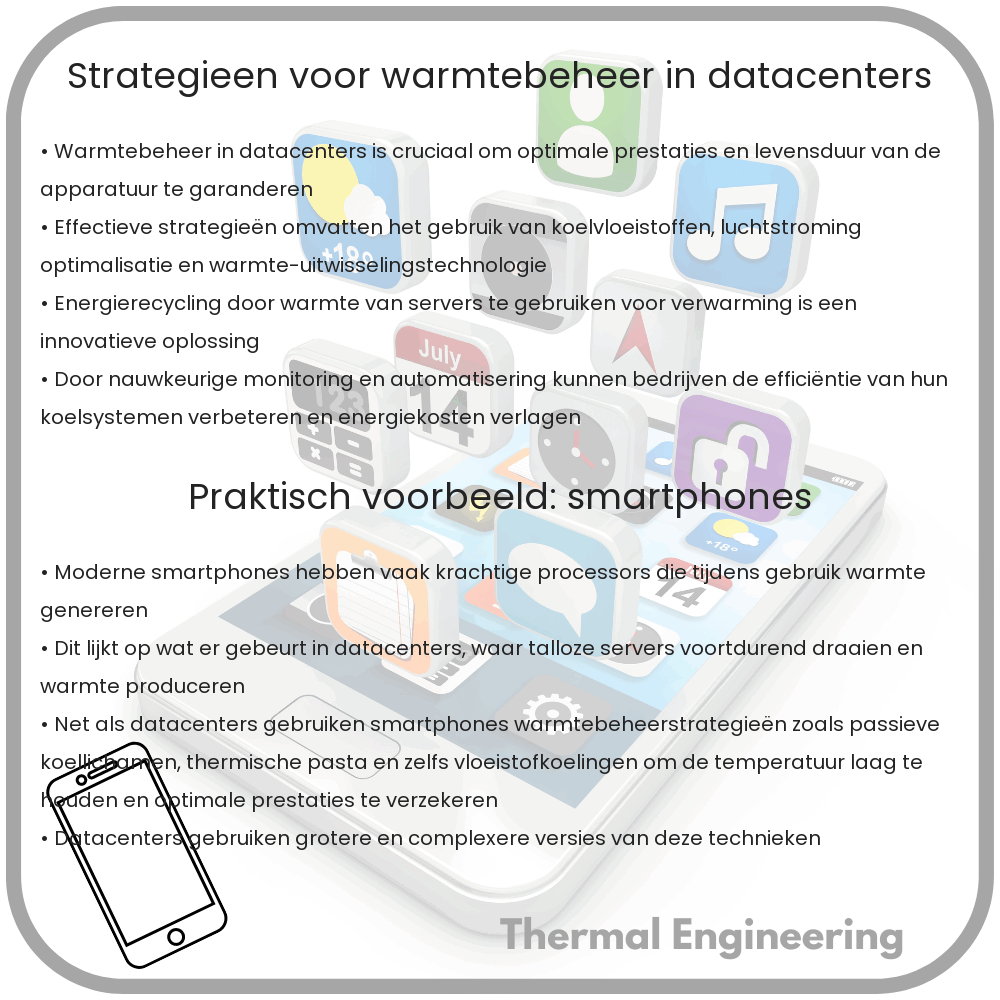 Strategieën voor warmtebeheer in datacenters