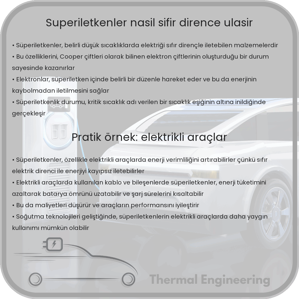 Süperiletkenler Nasıl Sıfır Dirence Ulaşır?