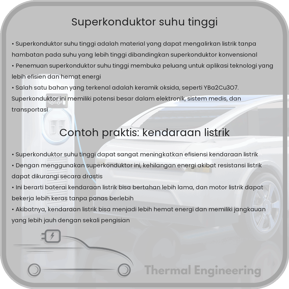 Superkonduktor Suhu Tinggi