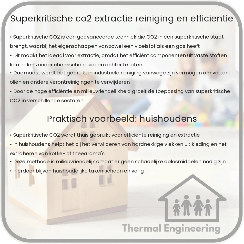 Superkritische CO2 | Extractie, Reiniging en Efficiëntie