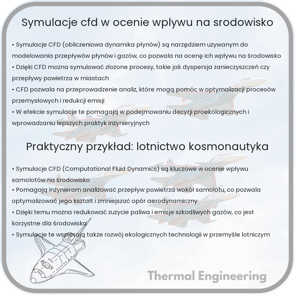 Symulacje CFD w ocenie wpływu na środowisko