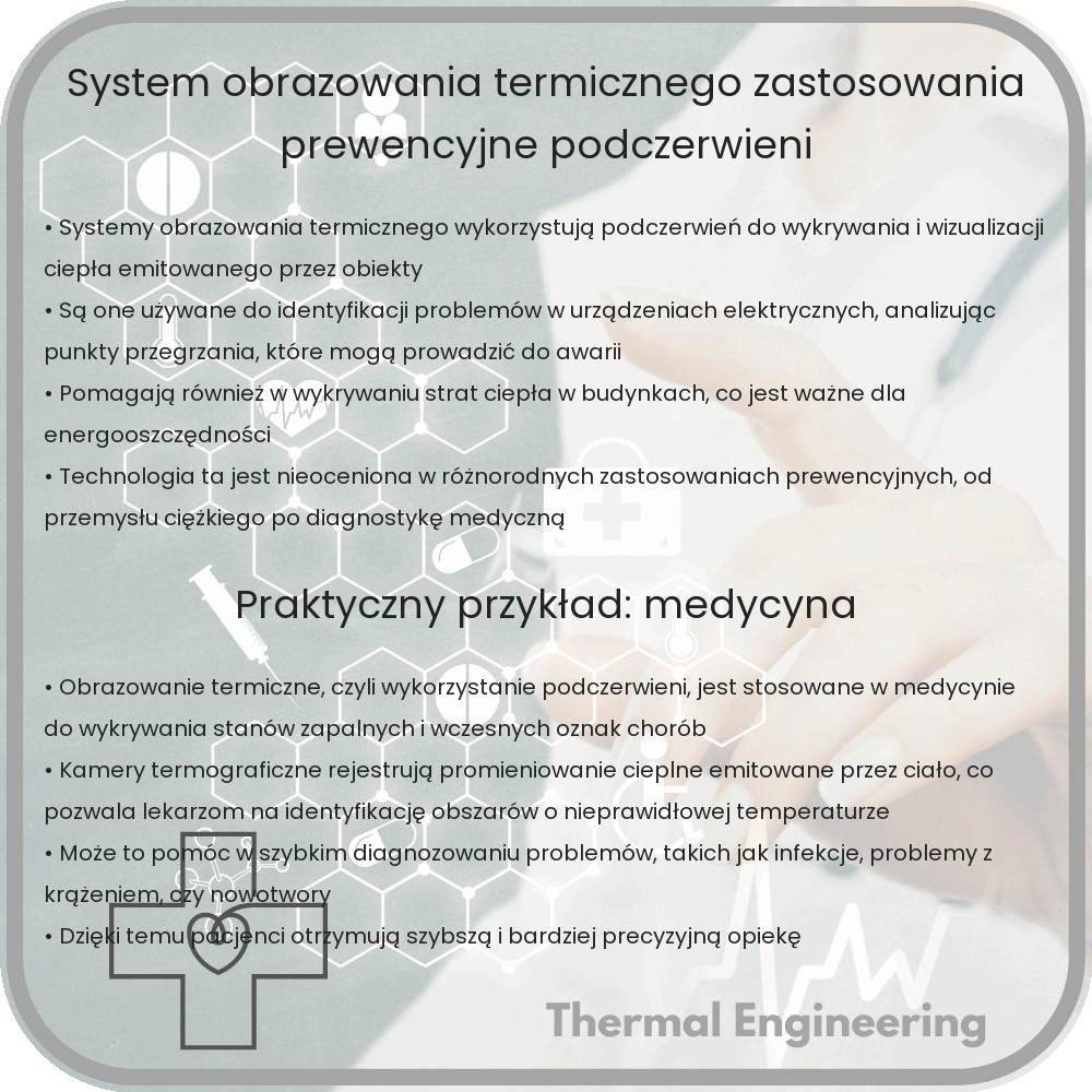 System obrazowania termicznego | Zastosowania prewencyjne podczerwieni