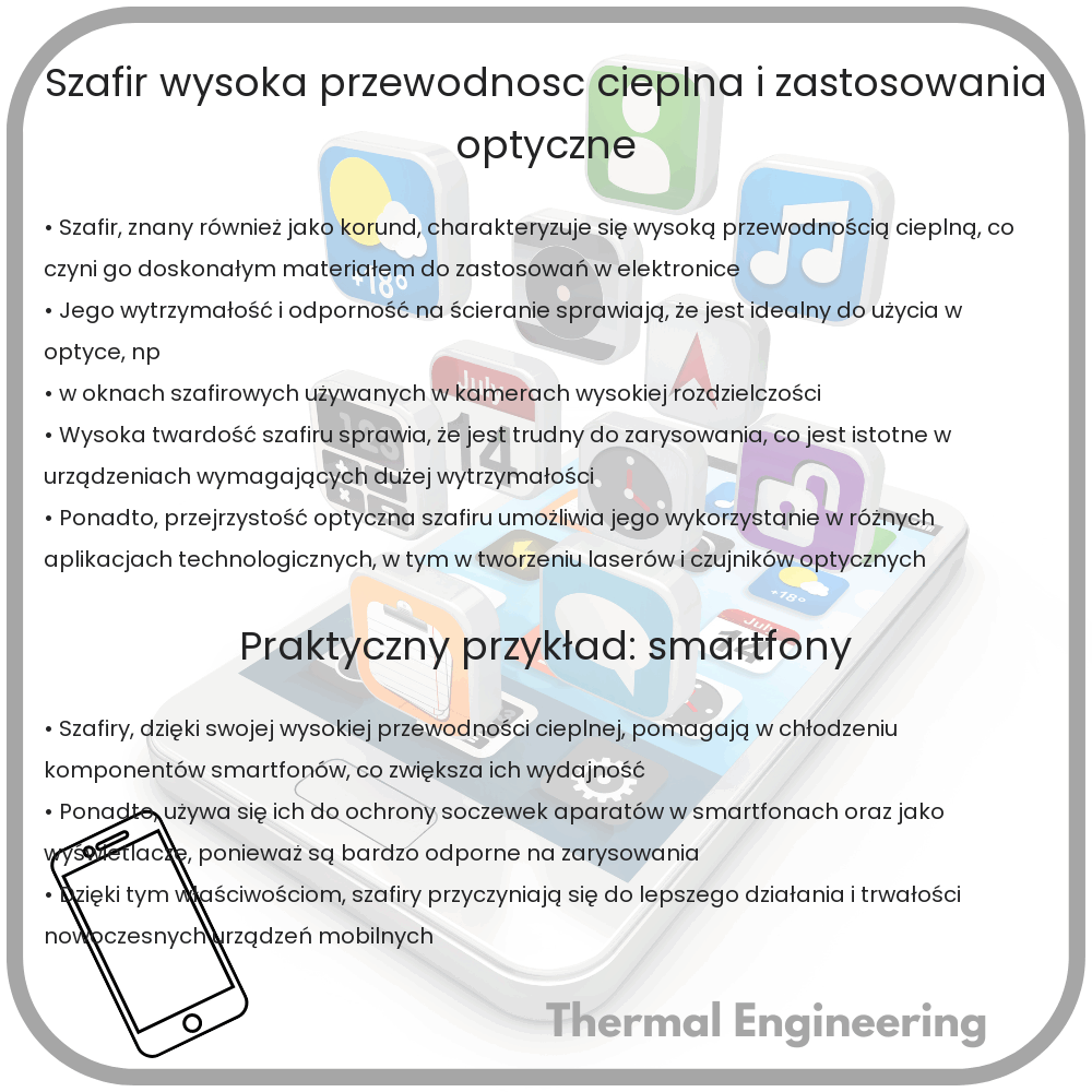 Szafir | Wysoka Przewodność Cieplna i Zastosowania Optyczne