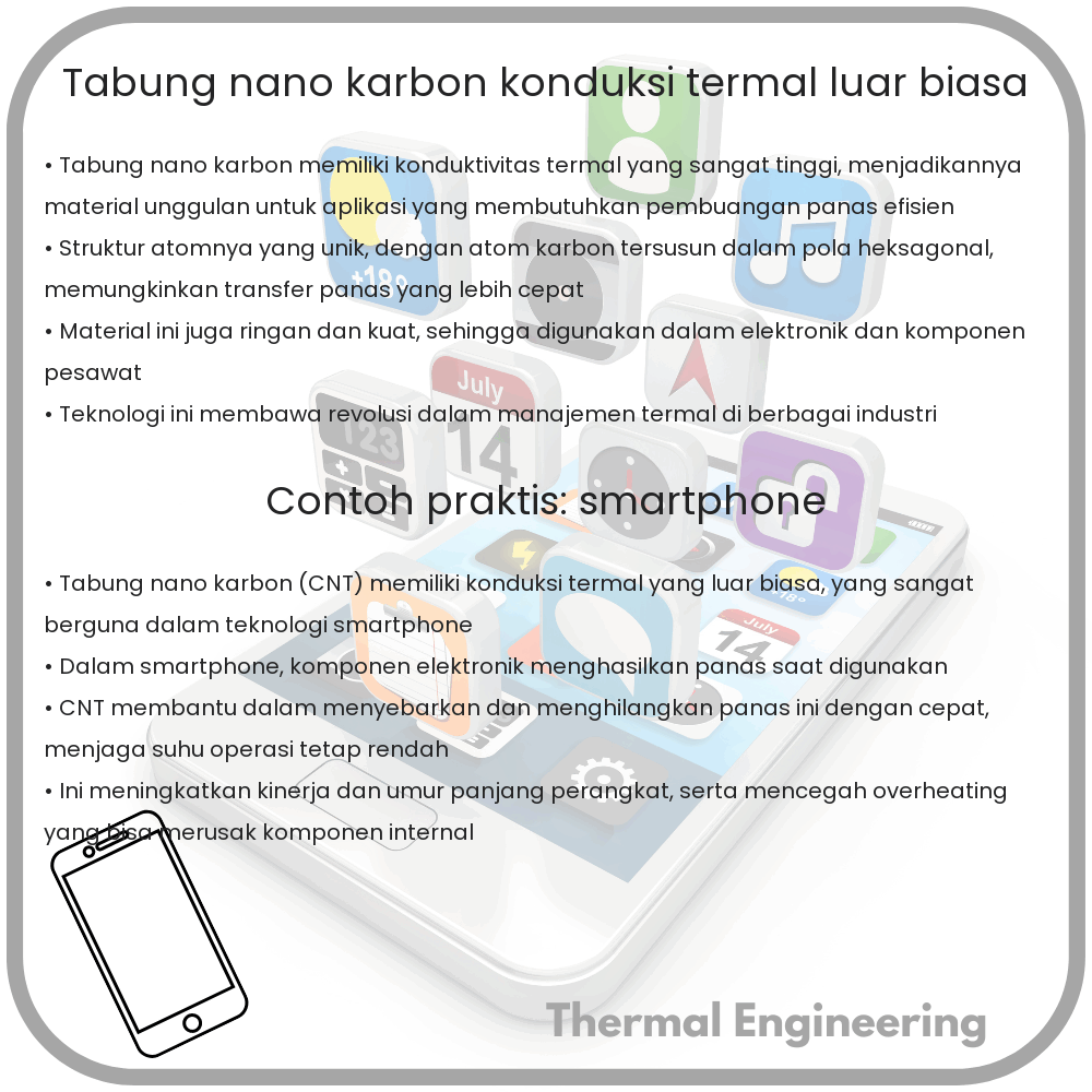 Tabung Nano Karbon | Konduksi Termal Luar Biasa