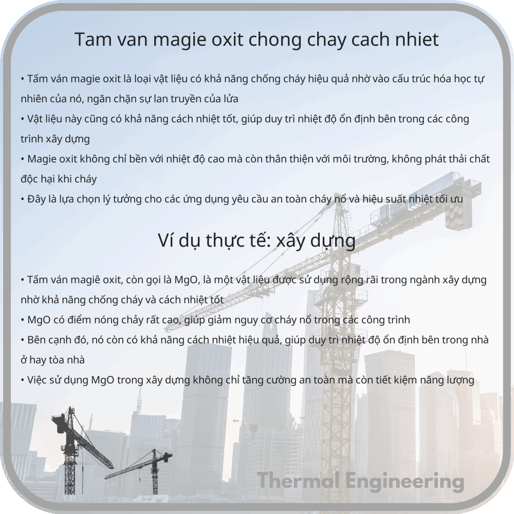 Tấm Ván Magie Oxit | Chống Cháy, Cách Nhiệt