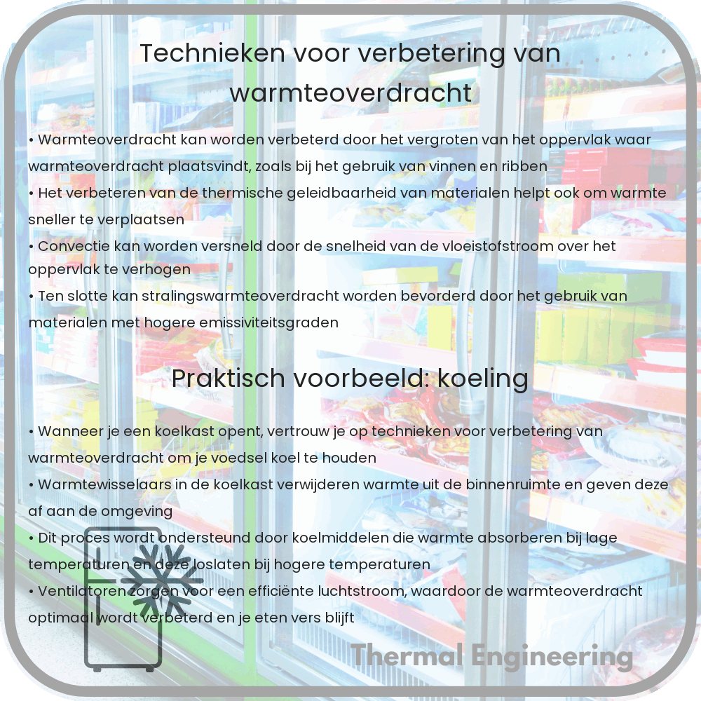 Technieken voor verbetering van warmteoverdracht