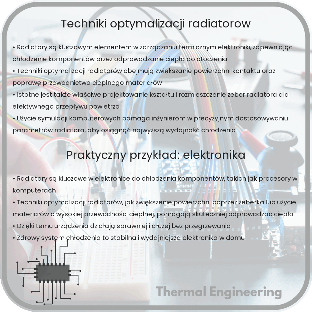 Techniki optymalizacji radiatorów
