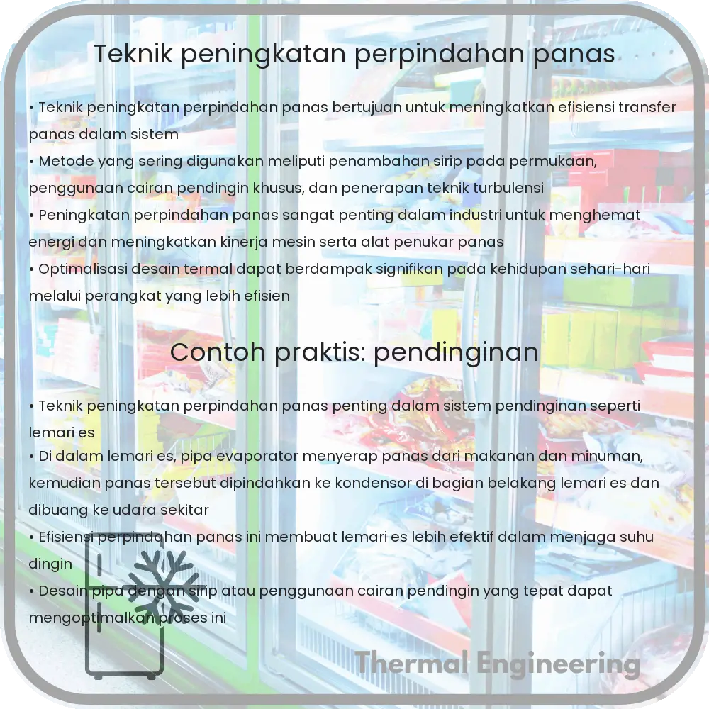 Teknik Peningkatan Perpindahan Panas