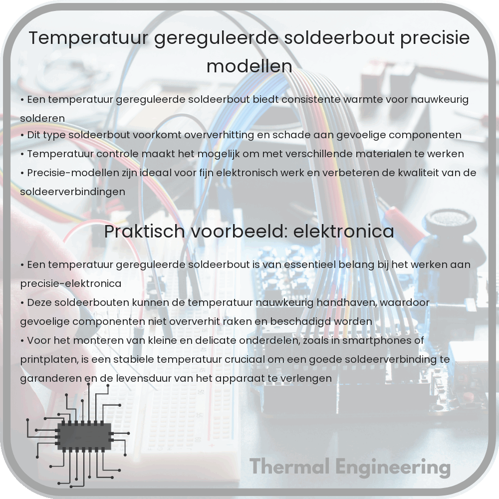 Temperatuur Gereguleerde Soldeerbout | Precisie-modellen
