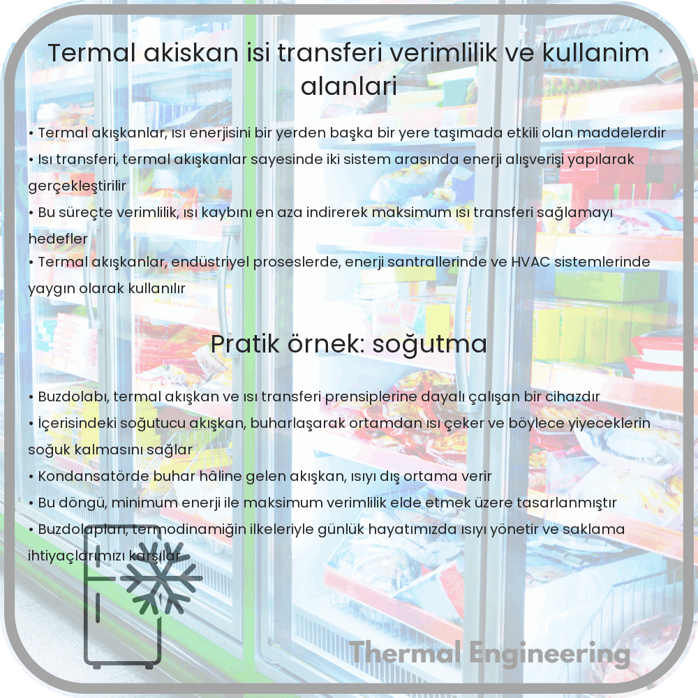 Termal Akışkan | Isı Transferi, Verimlilik ve Kullanım Alanları
