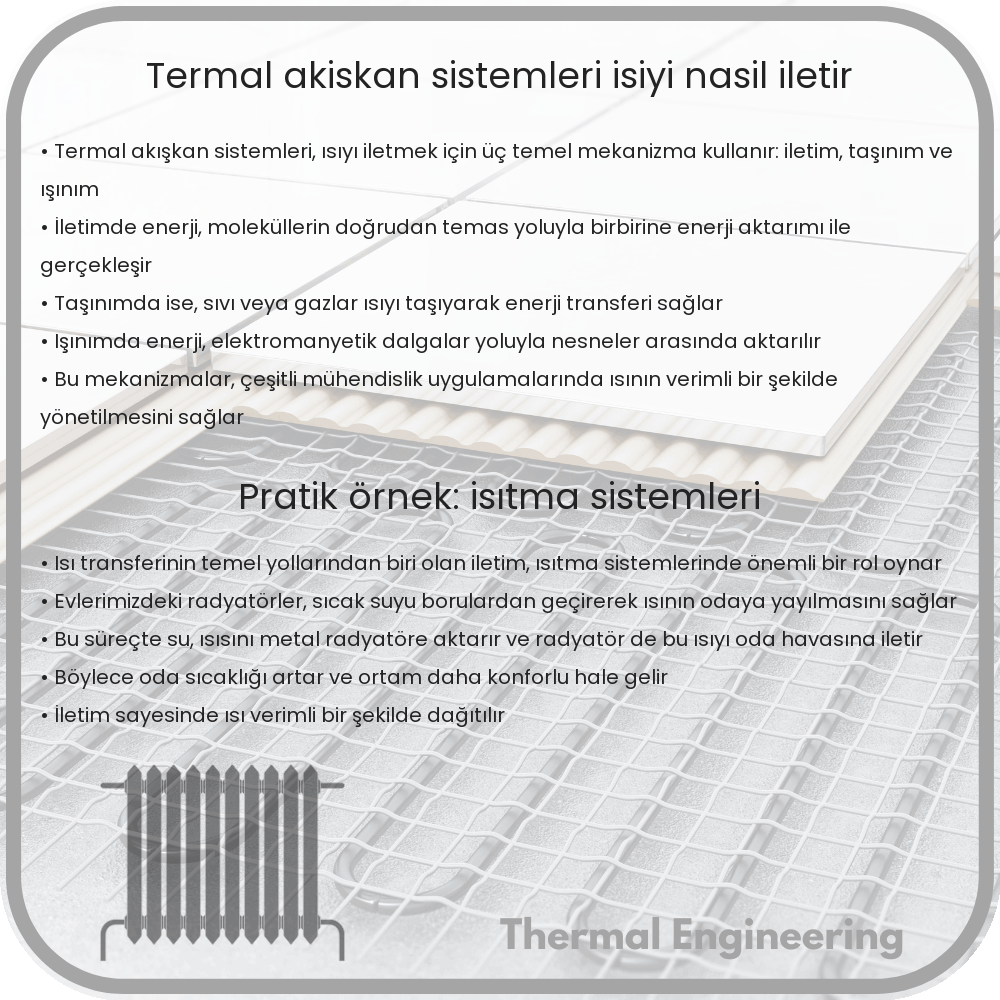 Termal Akışkan Sistemleri Isıyı Nasıl İletir?