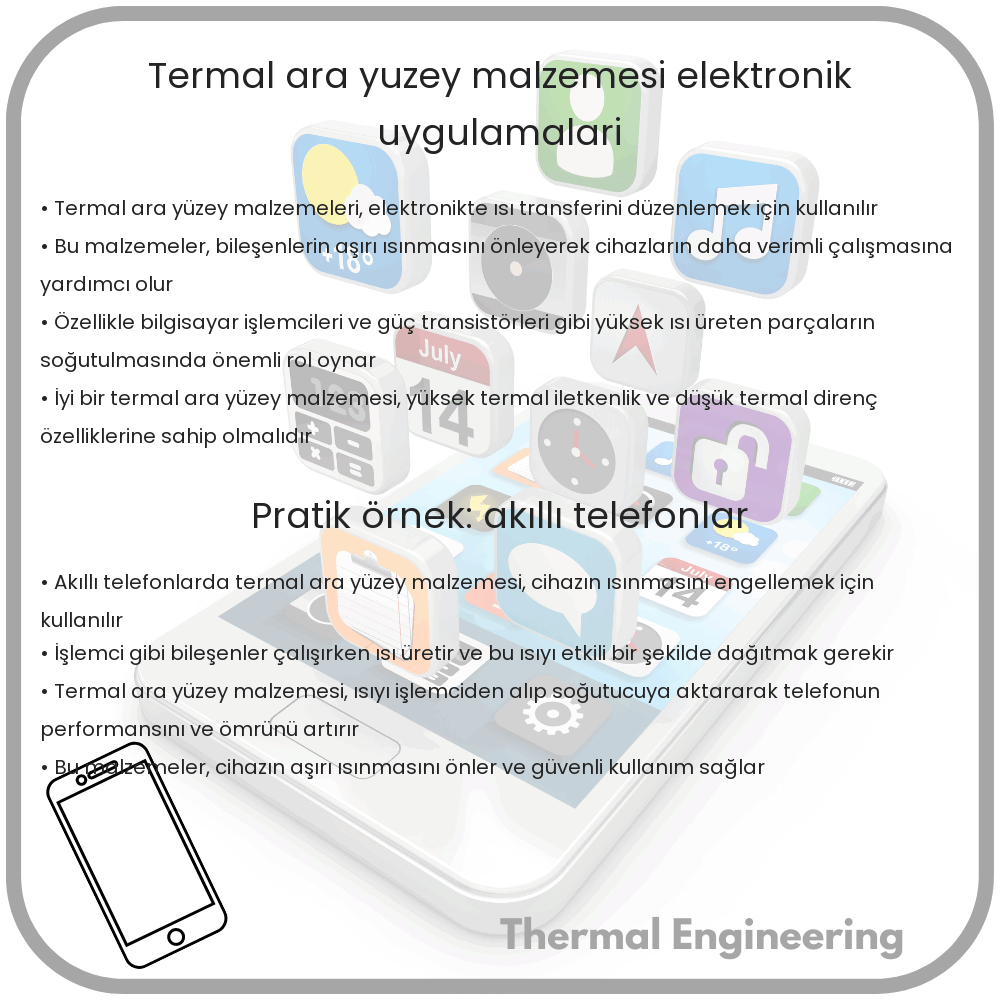 Termal Ara Yüzey Malzemesi | Elektronik Uygulamaları