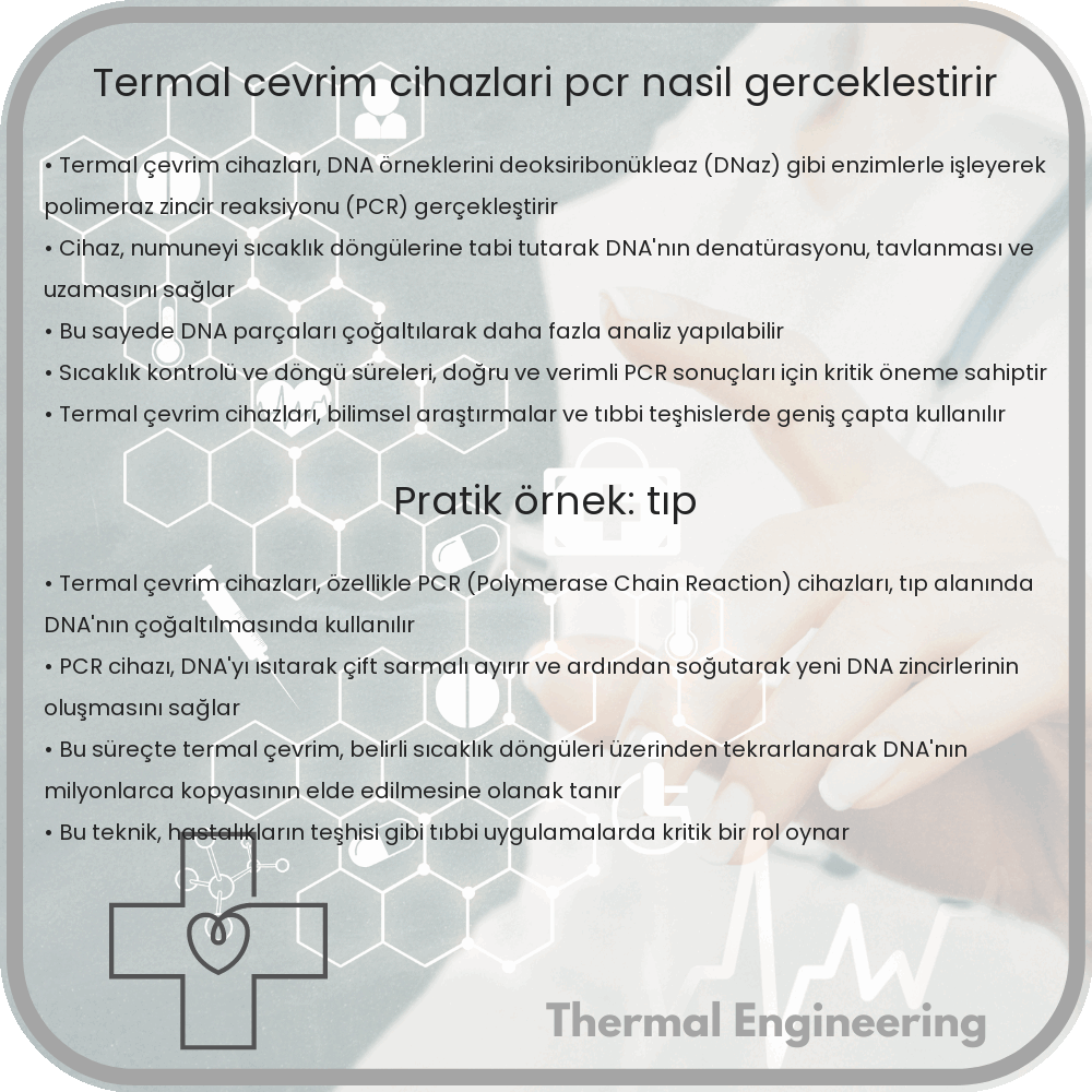 Termal Çevrim Cihazları PCR Nasıl Gerçekleştirir?
