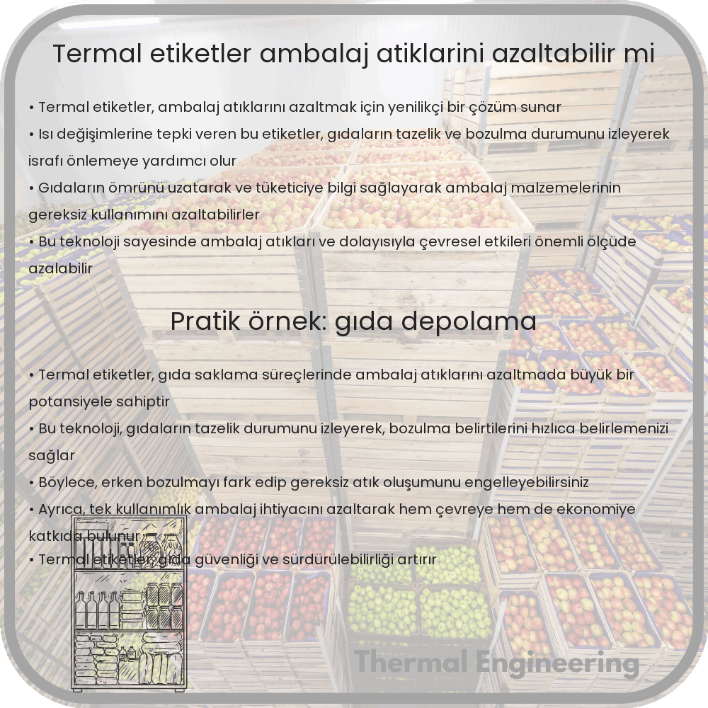 Termal Etiketler Ambalaj Atıklarını Azaltabilir mi?