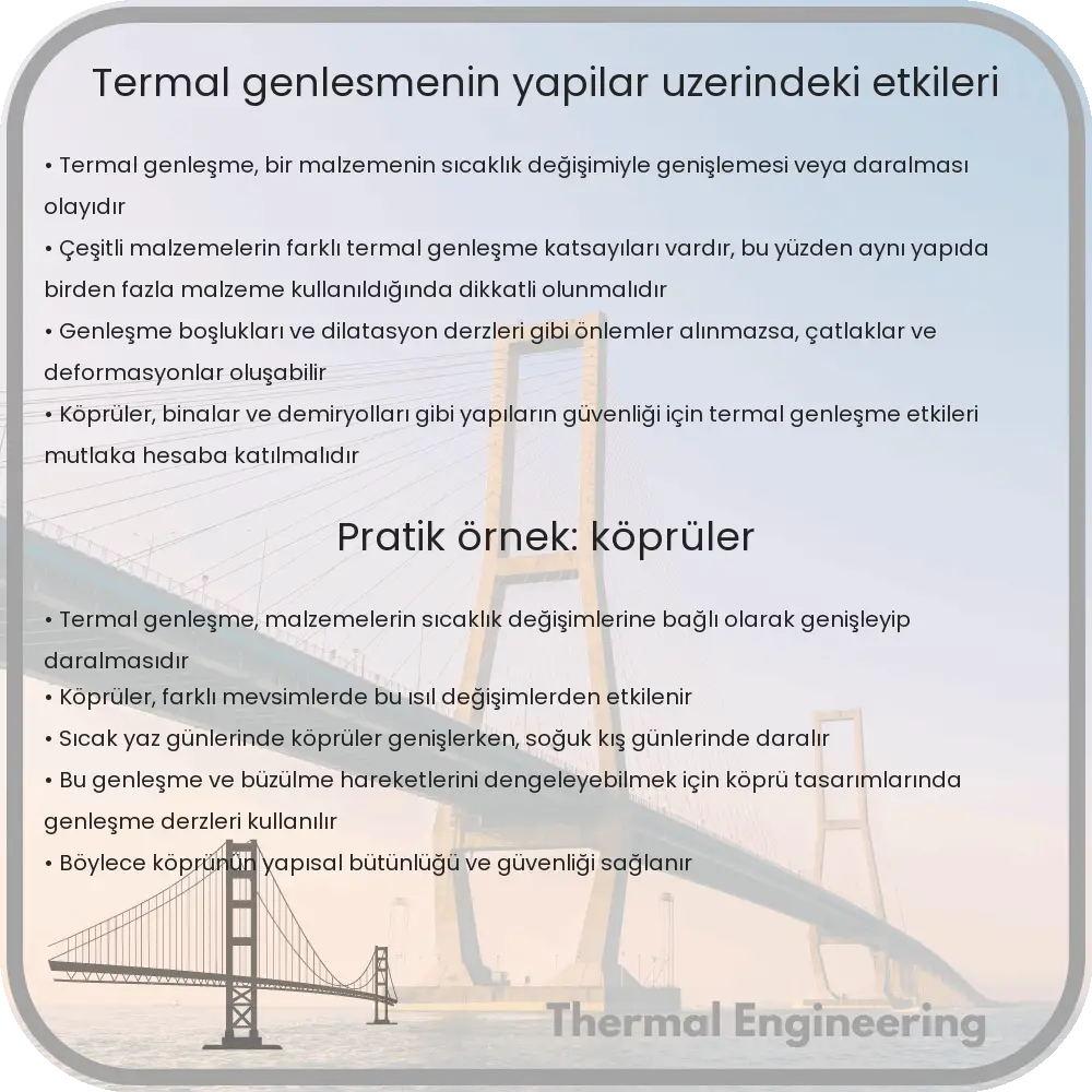 Termal Genleşmenin Yapılar Üzerindeki Etkileri
