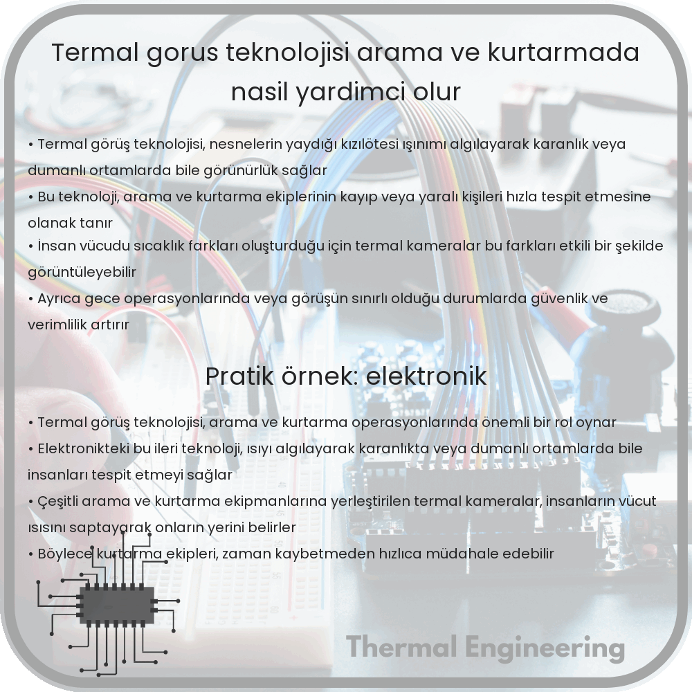 Termal Görüş Teknolojisi Arama ve Kurtarmada Nasıl Yardımcı Olur?