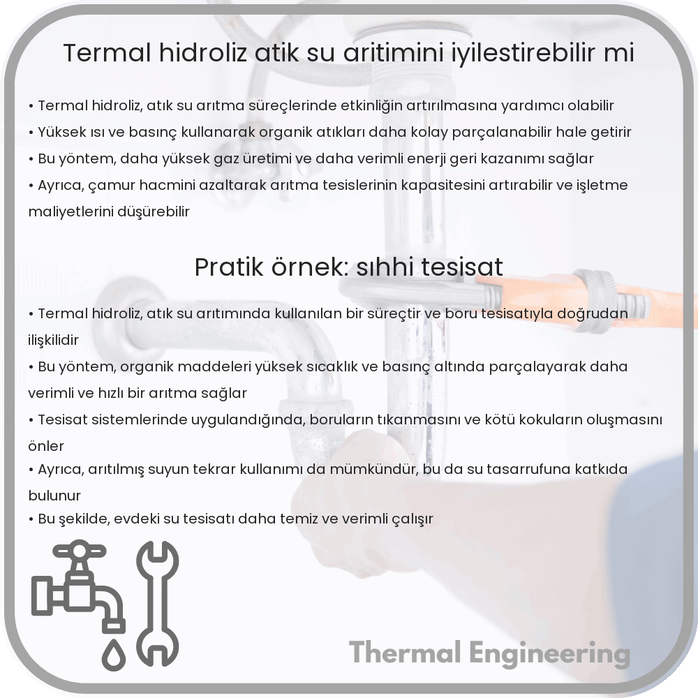 Termal Hidroliz Atık Su Arıtımını İyileştirebilir mi?