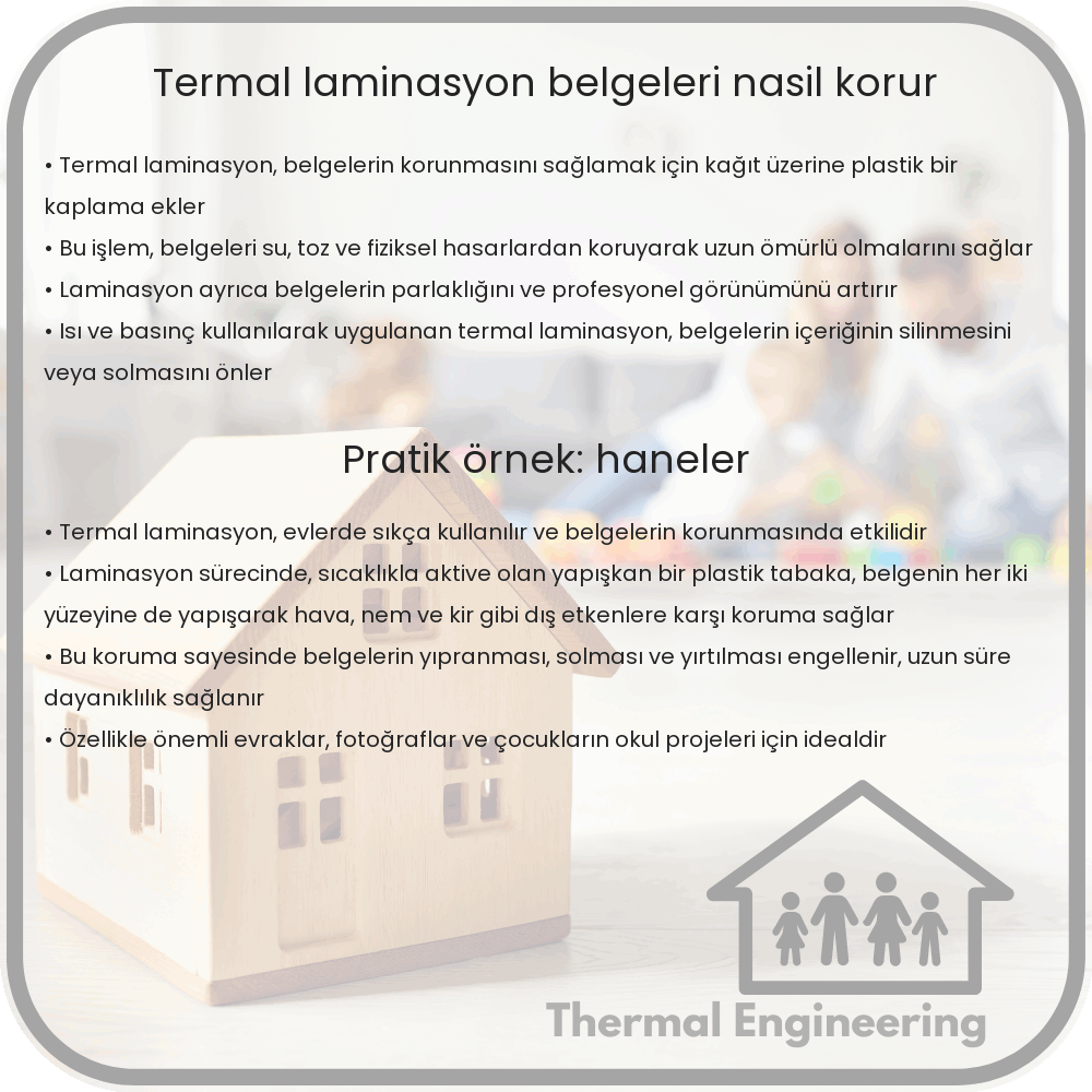 Termal Laminasyon Belgeleri Nasıl Korur?