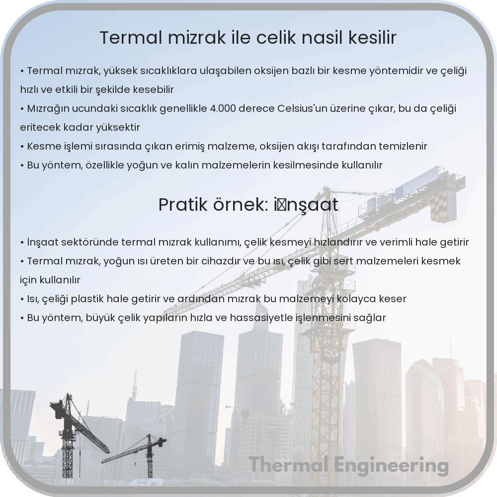Termal Mızrak İle Çelik Nasıl Kesilir?
