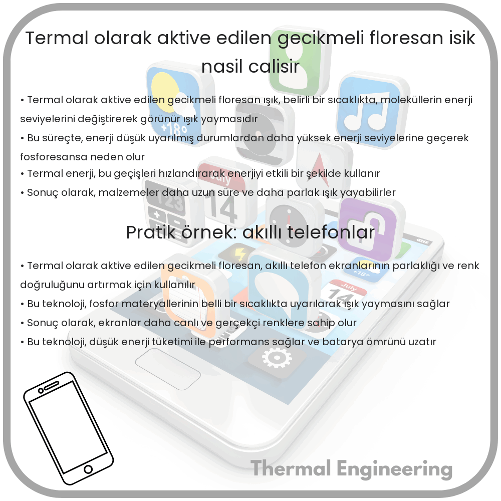 Termal Olarak Aktive Edilen Gecikmeli Floresan Işık Nasıl Çalışır?