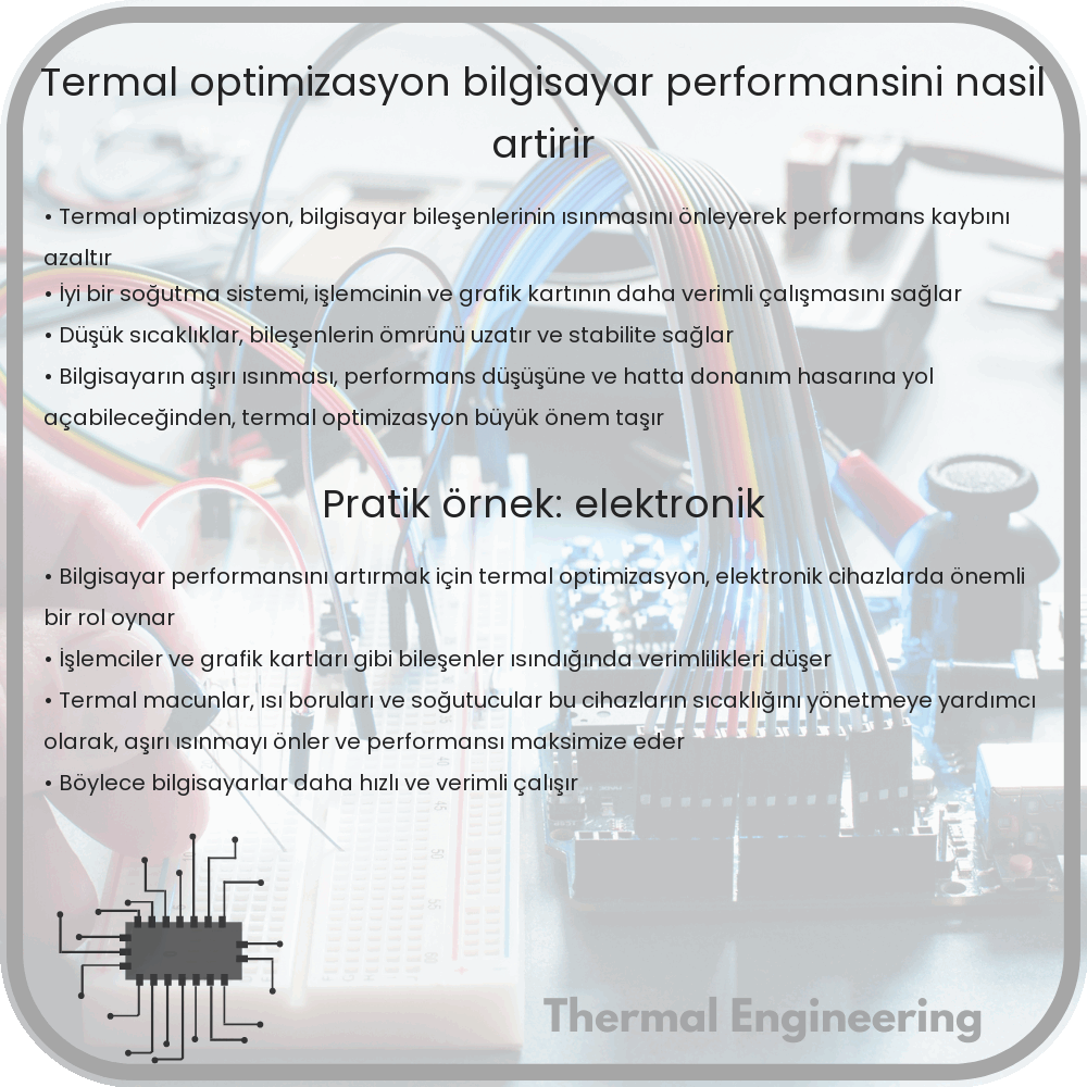 Termal Optimizasyon Bilgisayar Performansını Nasıl Artırır?