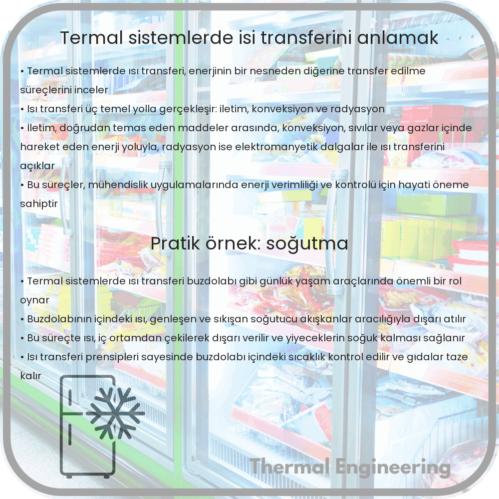 Termal Sistemlerde Isı Transferini Anlamak