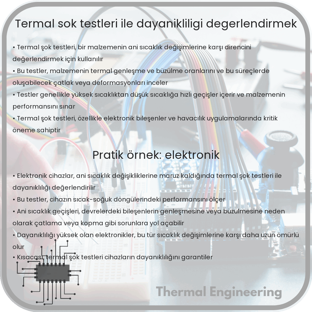 Termal Şok Testleri ile Dayanıklılığı Değerlendirmek
