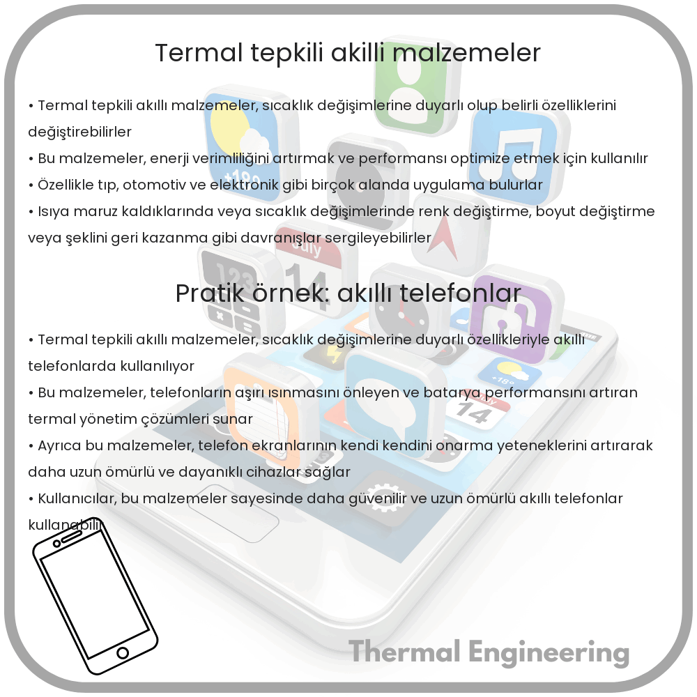 Termal Tepkili Akıllı Malzemeler
