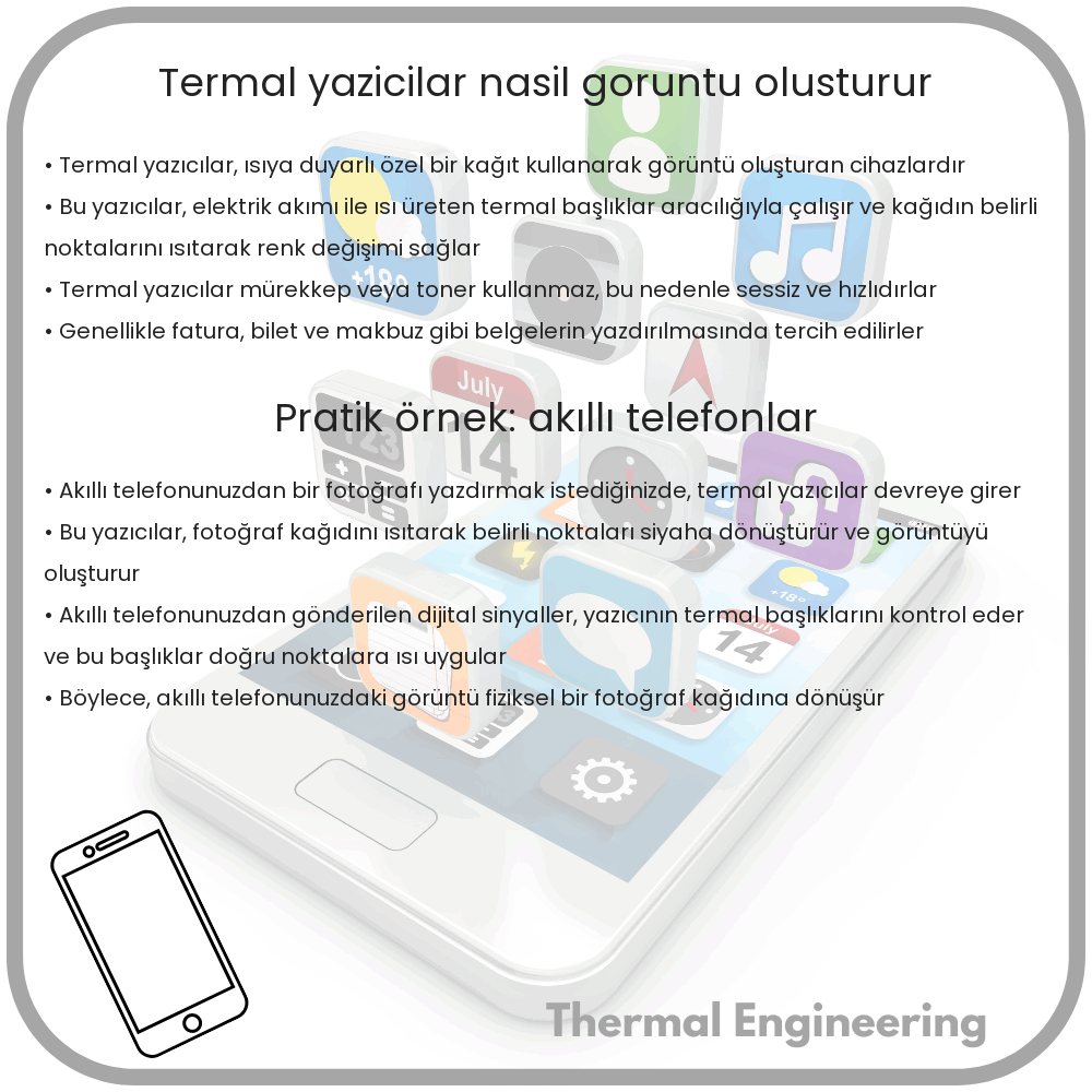 Termal Yazıcılar Nasıl Görüntü Oluşturur?