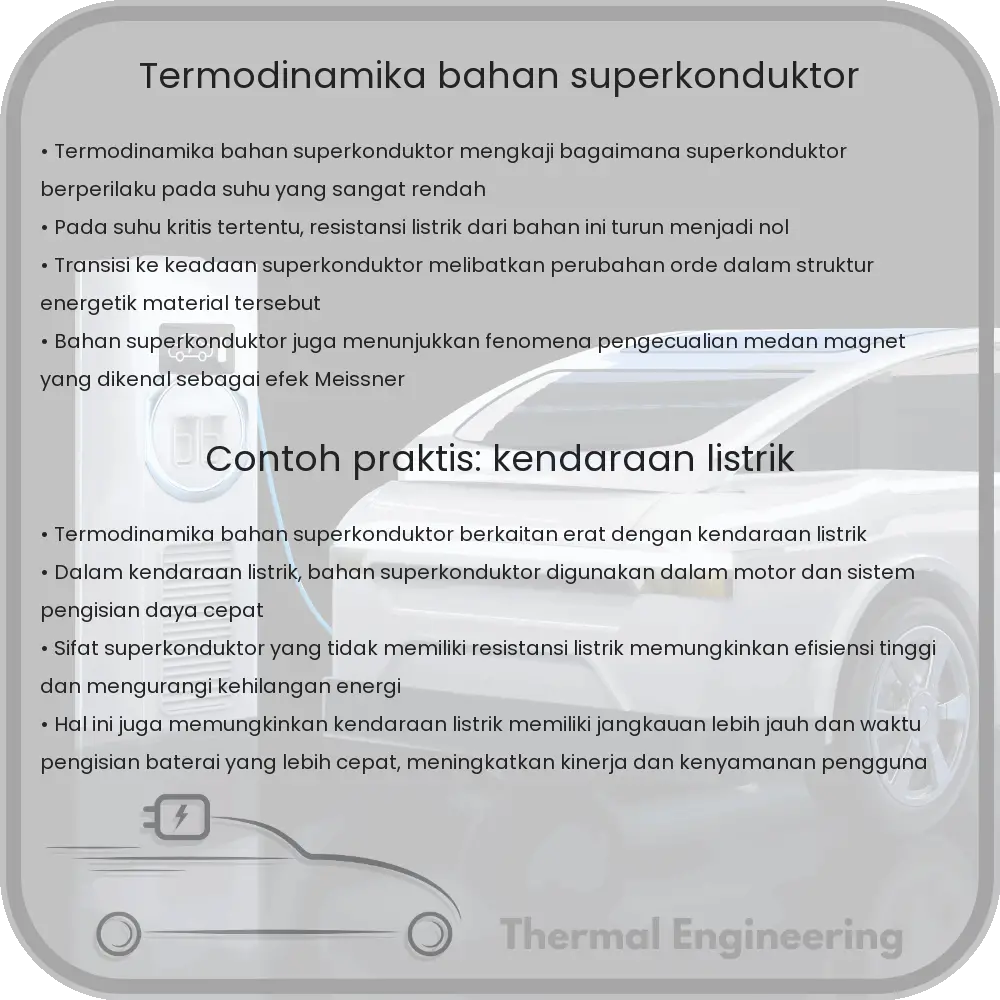Termodinamika Bahan Superkonduktor