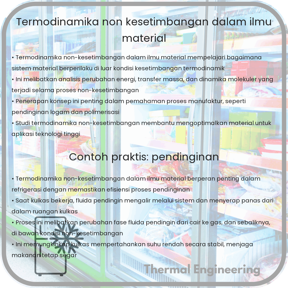 Termodinamika Non-Kesetimbangan dalam Ilmu Material
