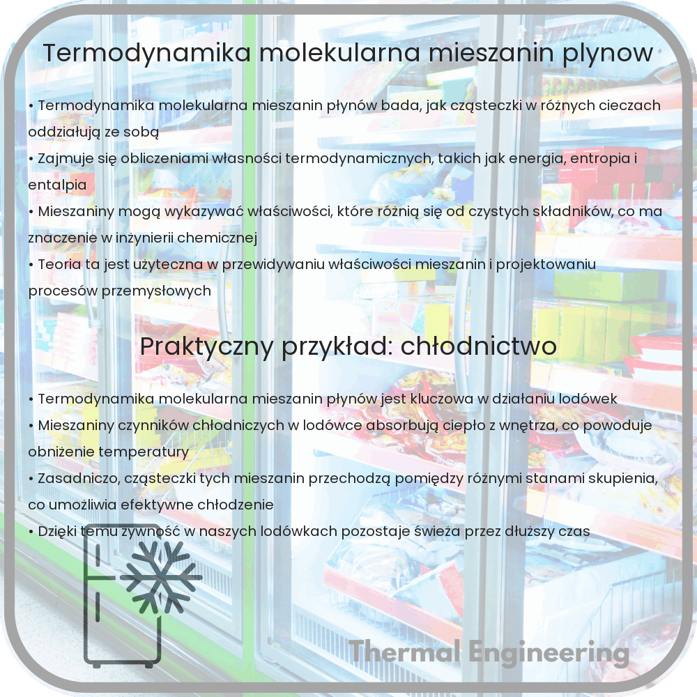 Termodynamika molekularna mieszanin płynów