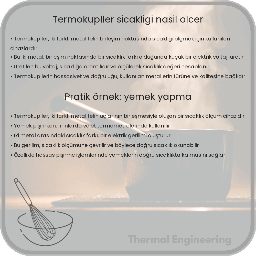 Termokupller Sıcaklığı Nasıl Ölçer?