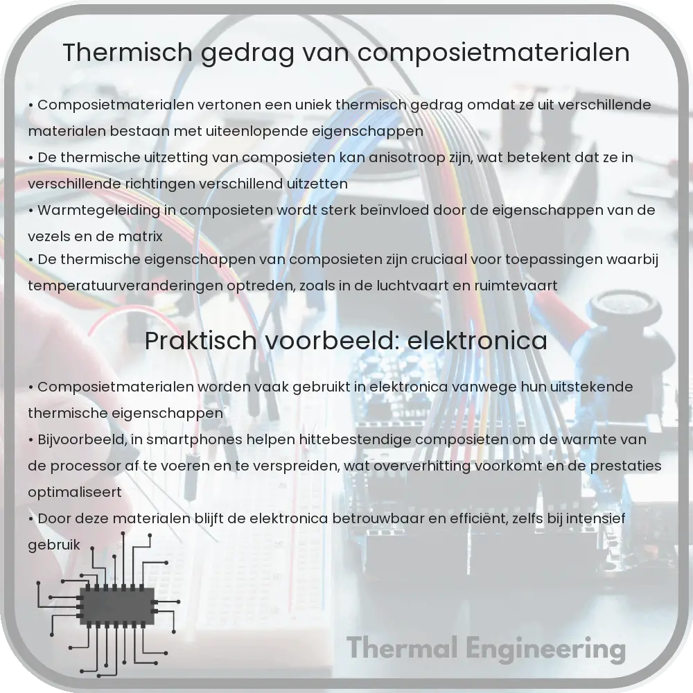 Thermisch gedrag van composietmaterialen