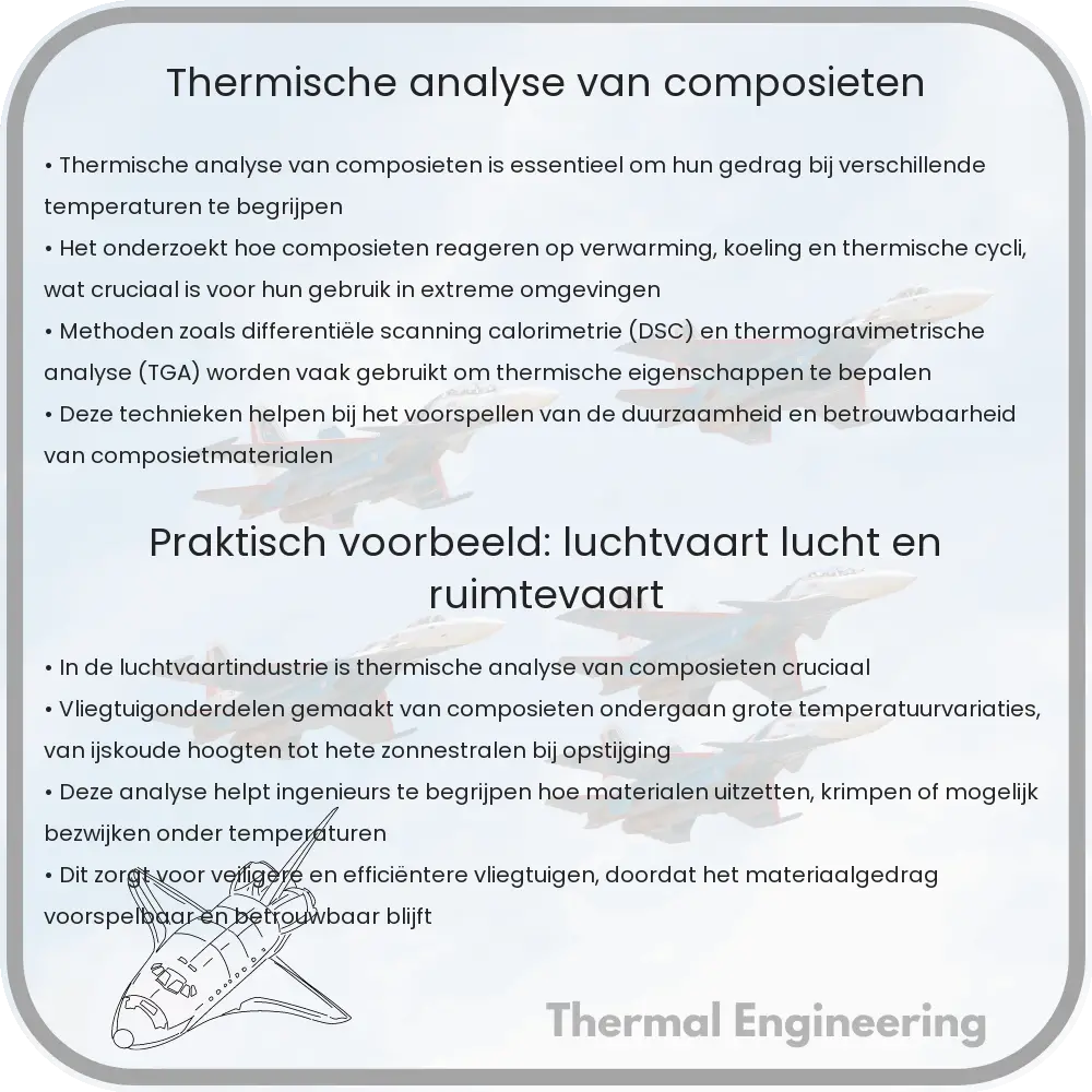 Thermische analyse van composieten