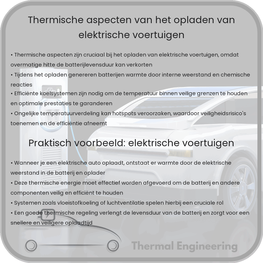 Thermische aspecten van het opladen van elektrische voertuigen
