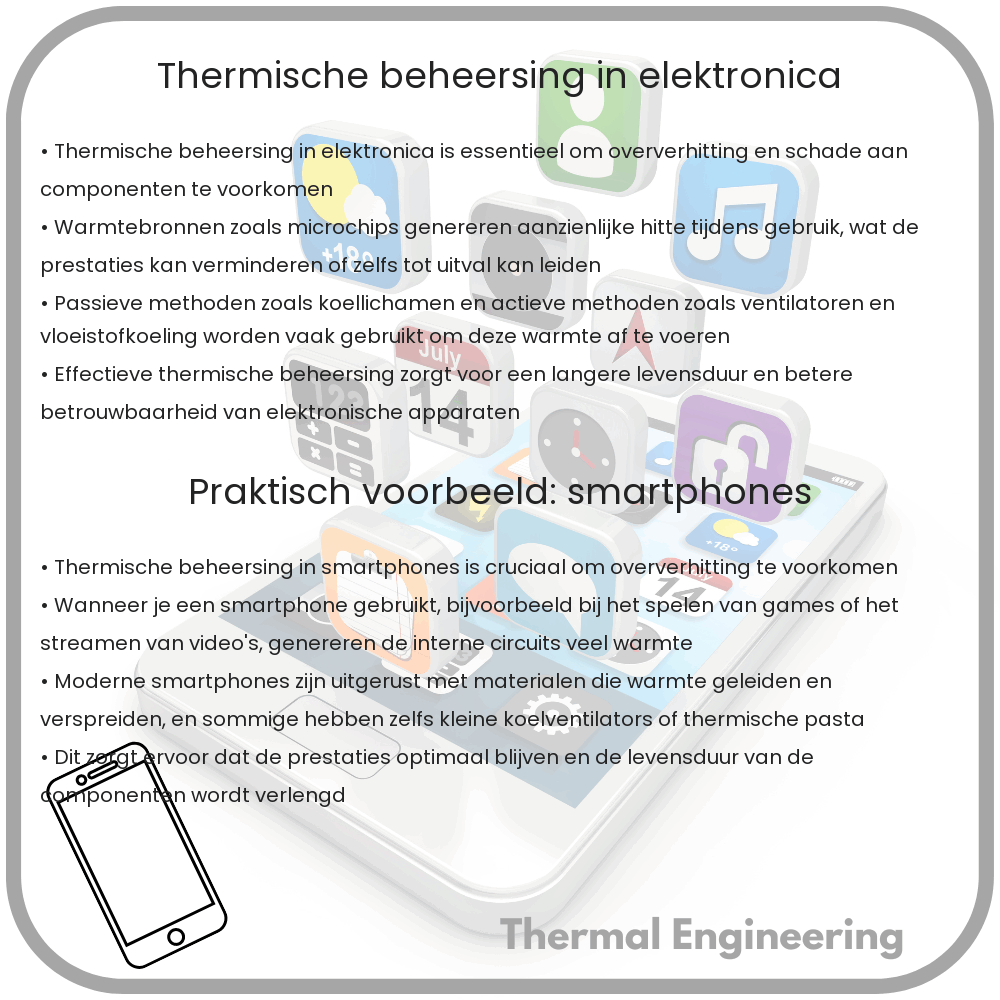Thermische beheersing in elektronica