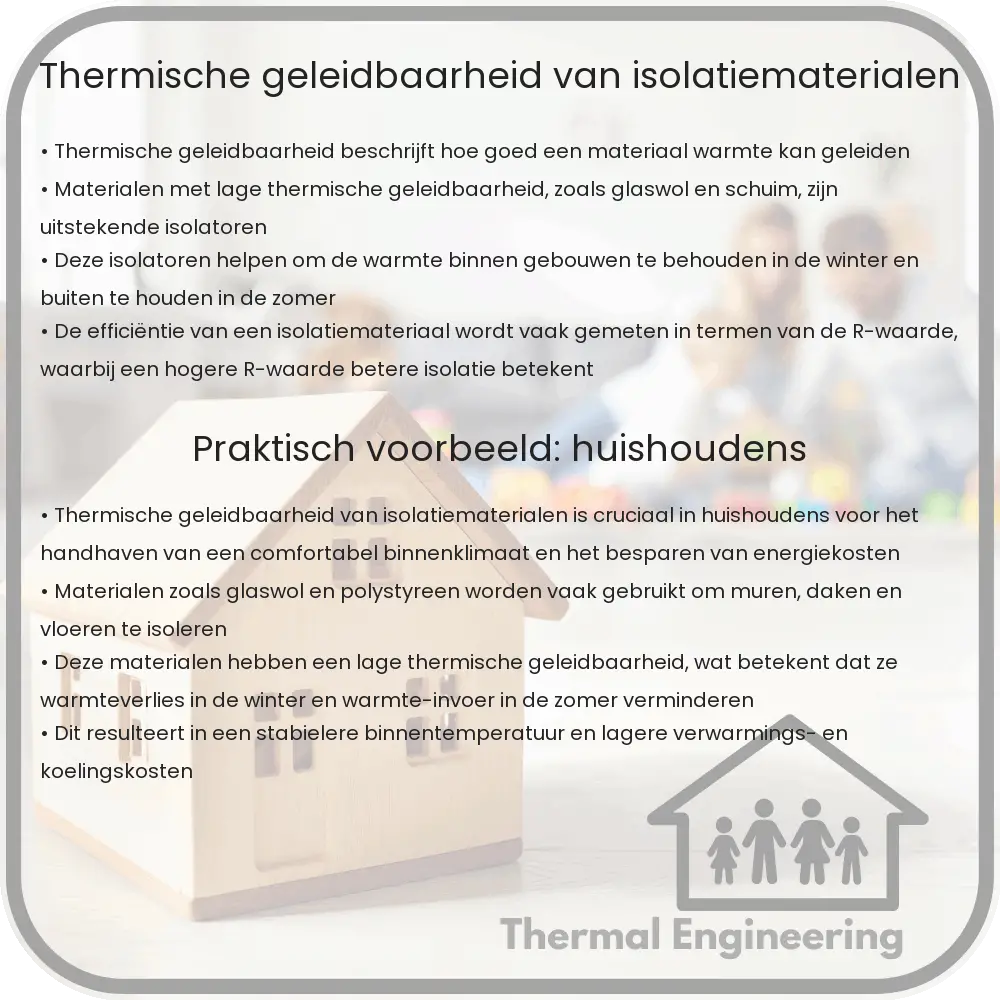 Thermische geleidbaarheid van isolatiematerialen