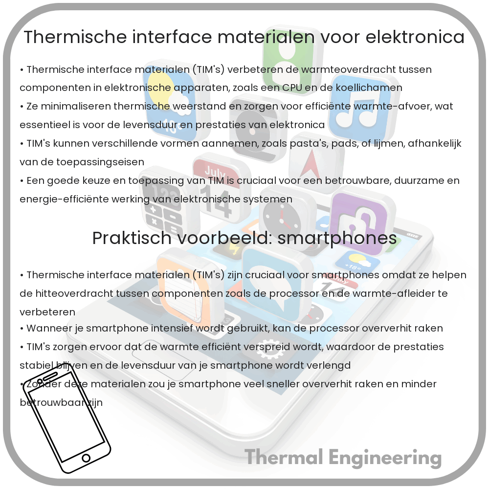 Thermische interface materialen voor elektronica