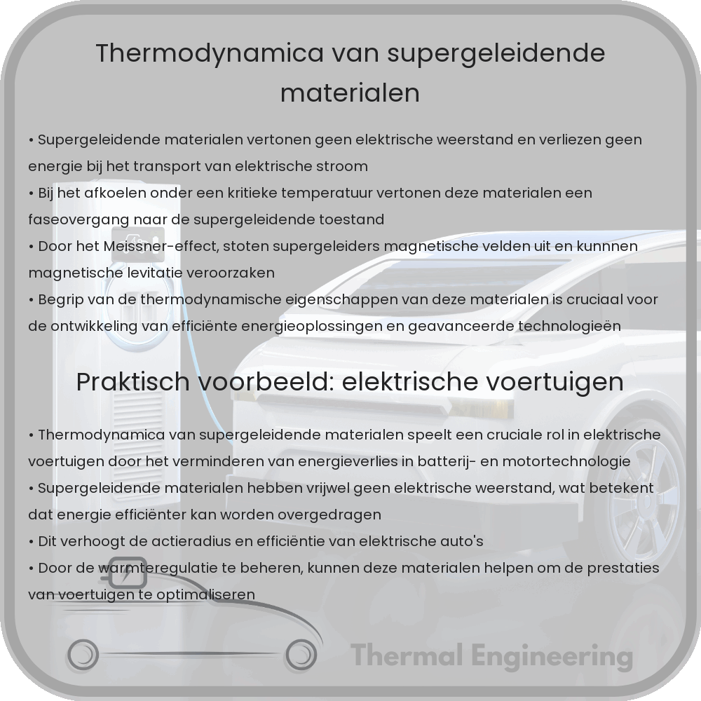Thermodynamica van supergeleidende materialen