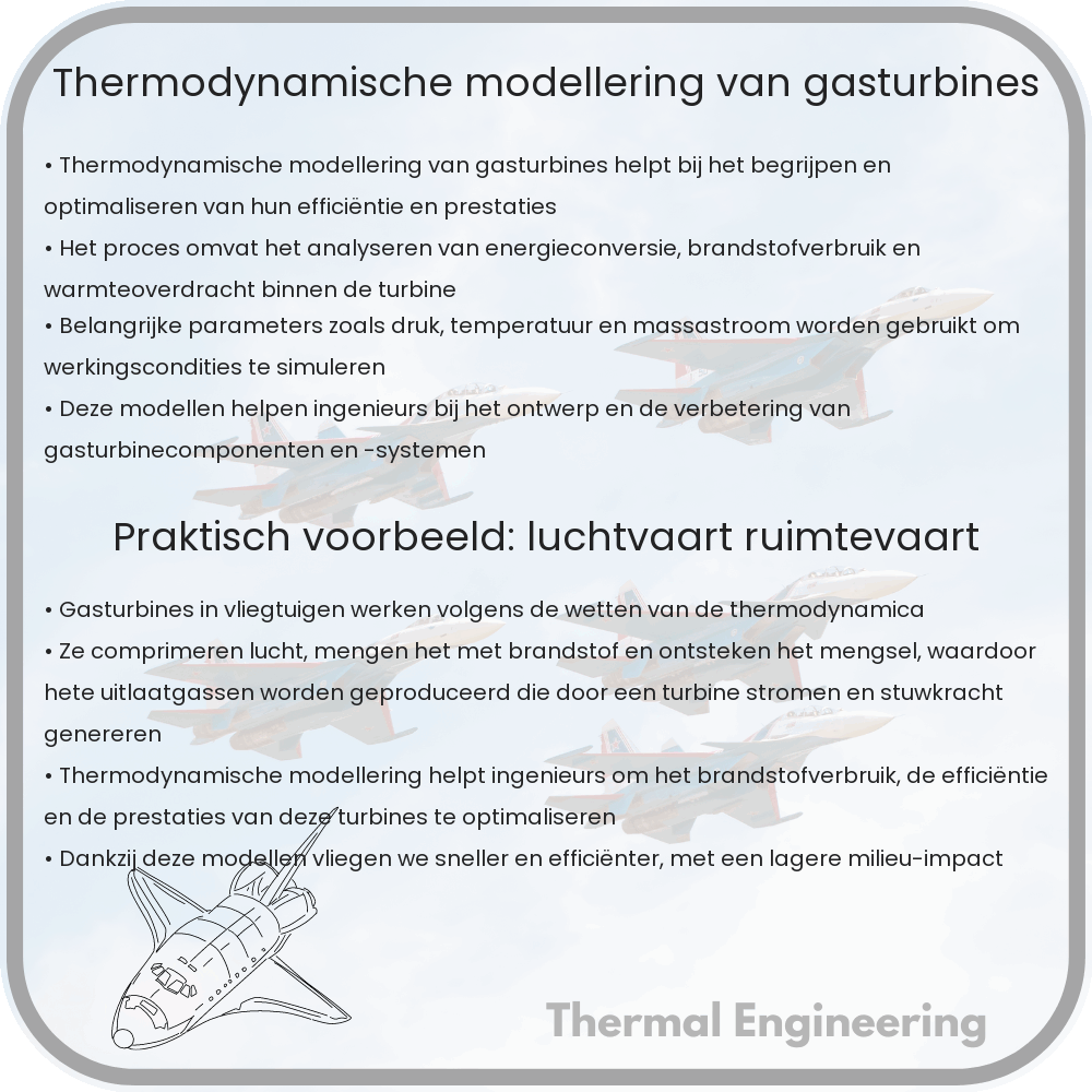 Thermodynamische modellering van gasturbines