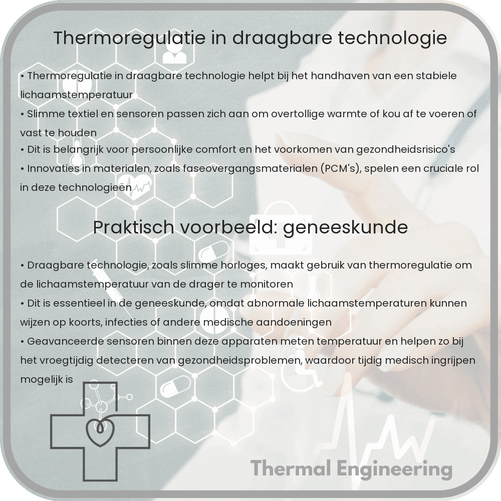 Thermoregulatie in draagbare technologie