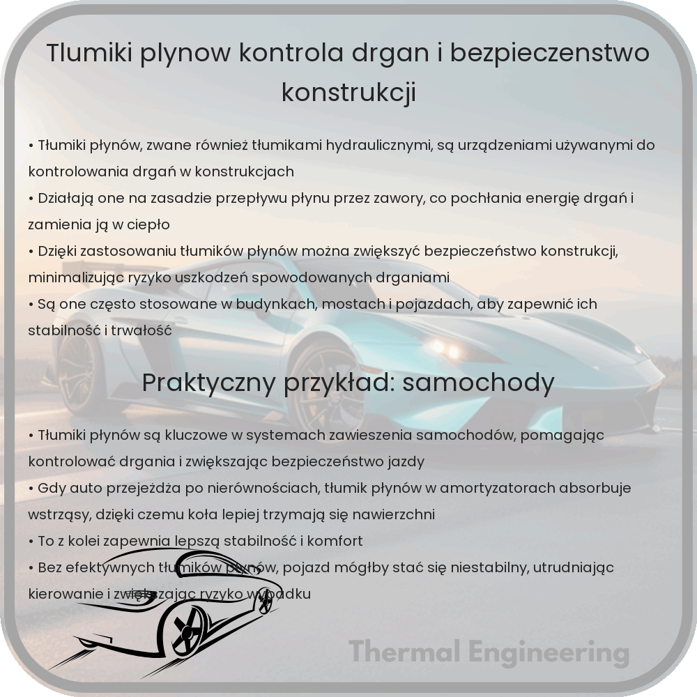Tłumiki Płynów | Kontrola Drgań i Bezpieczeństwo Konstrukcji