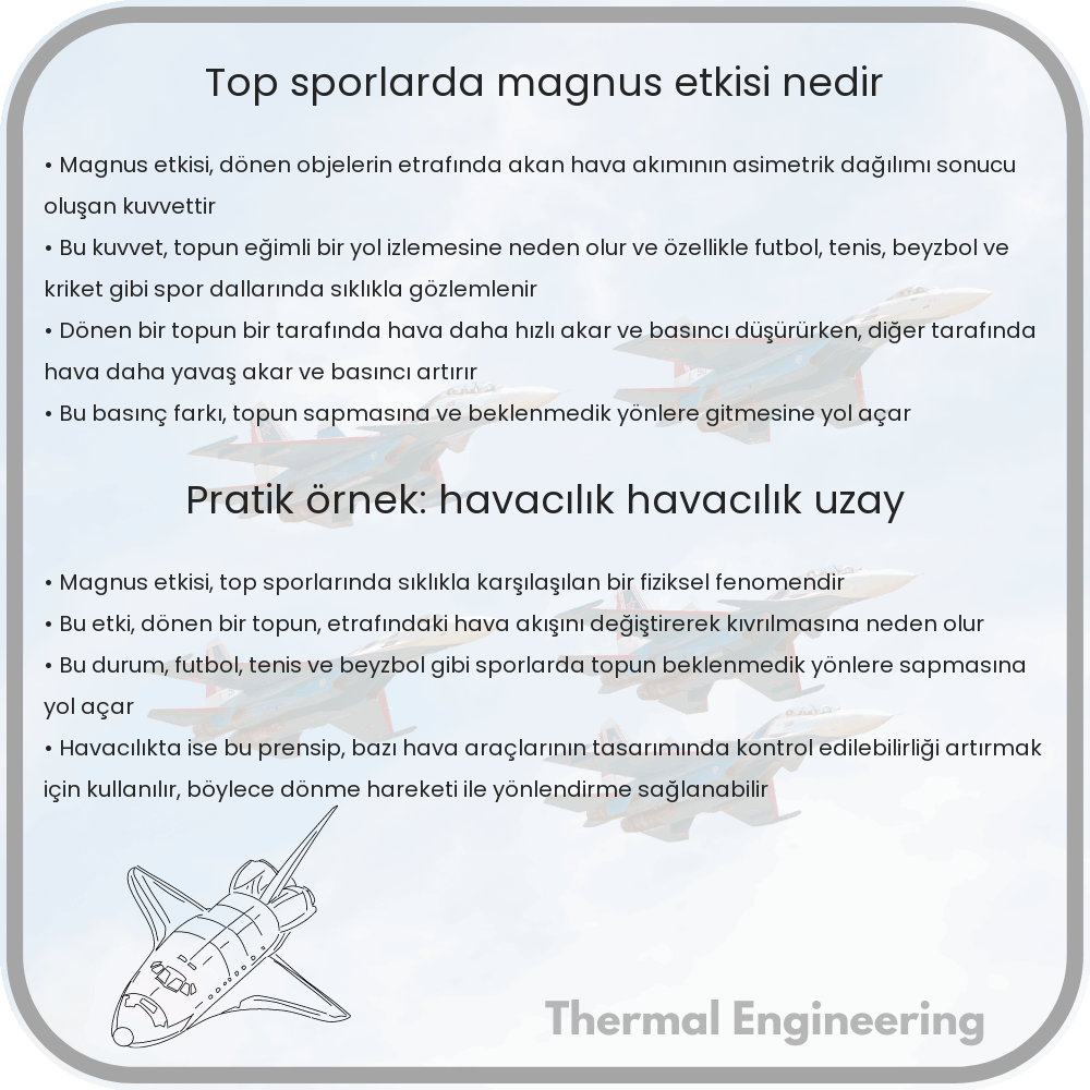 Top Sporlarda Magnus Etkisi Nedir?