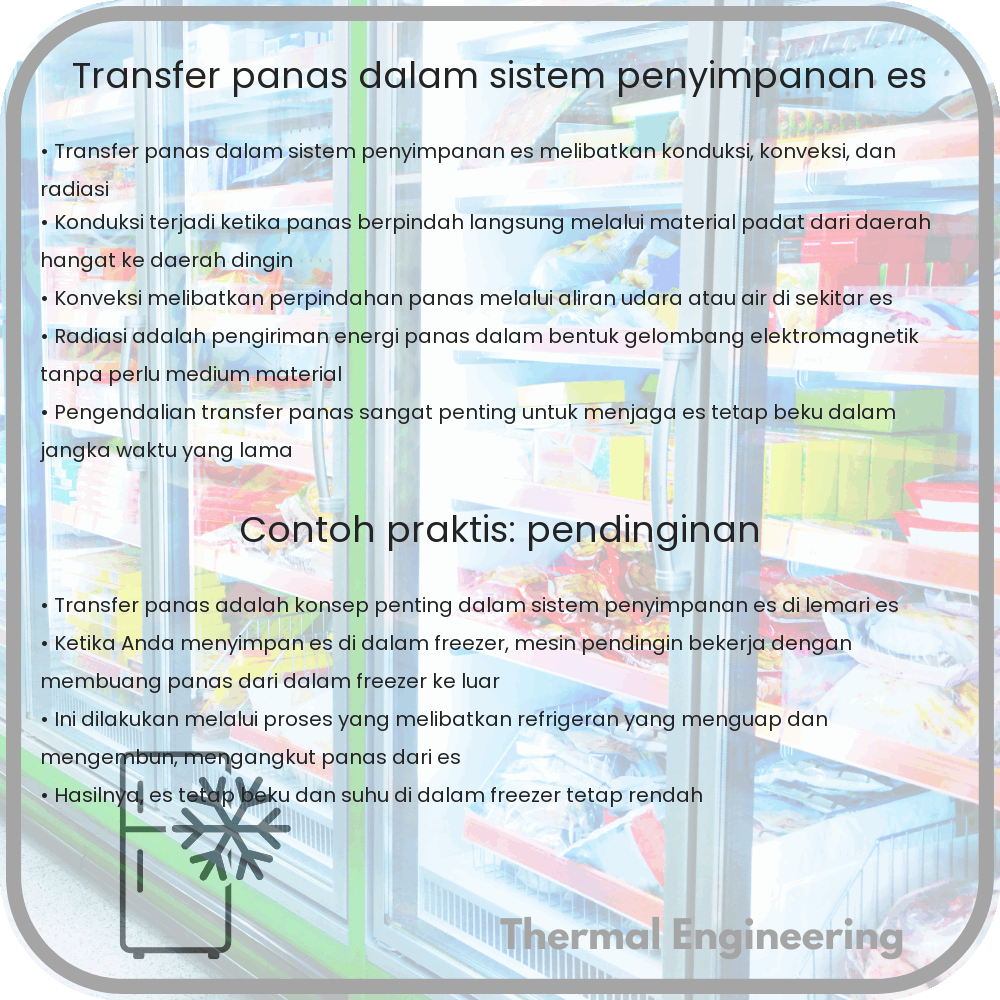 Transfer Panas dalam Sistem Penyimpanan Es