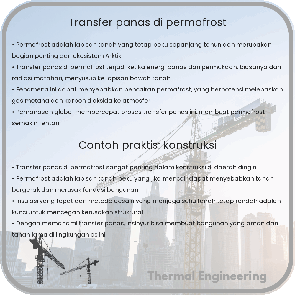 Transfer Panas di Permafrost