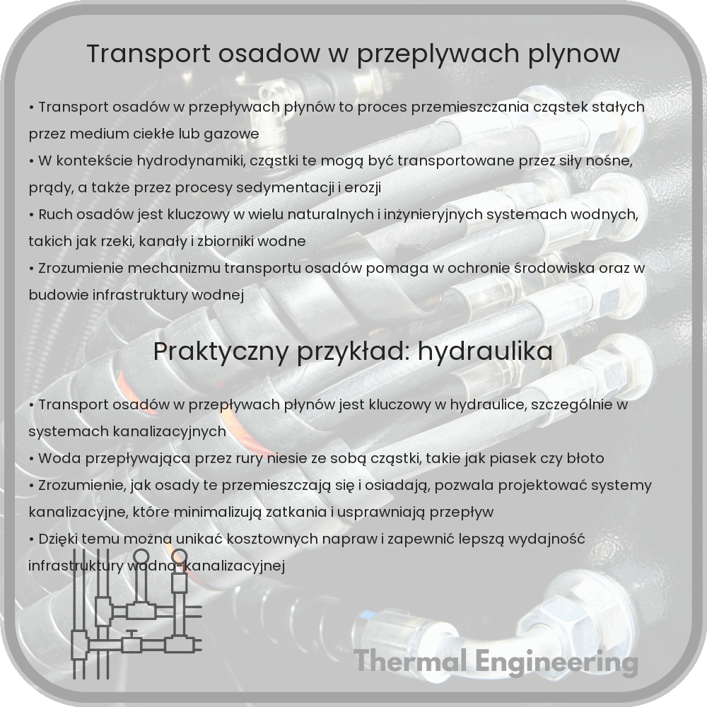 Transport osadów w przepływach płynów