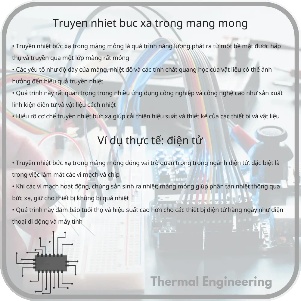 Truyền nhiệt bức xạ trong màng mỏng