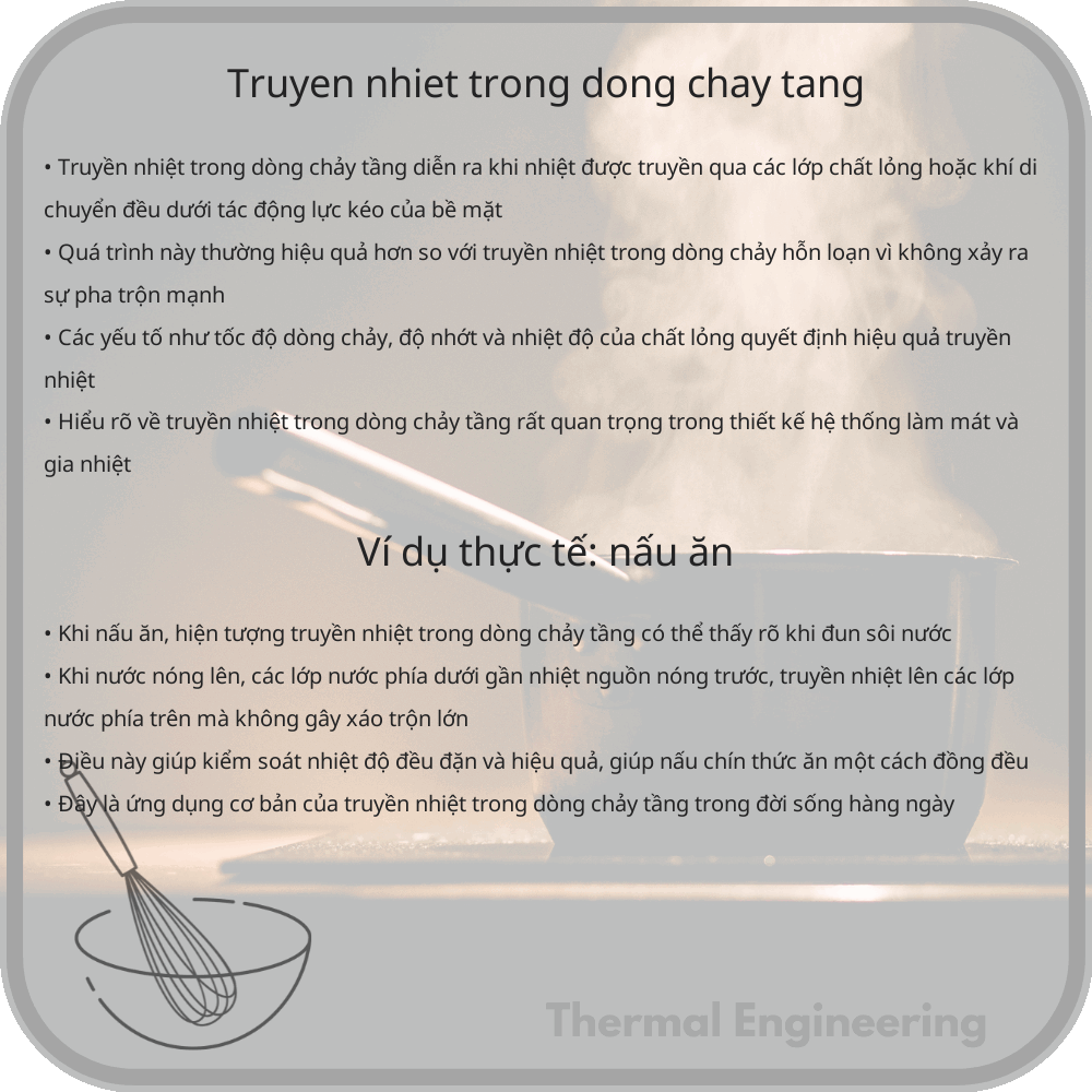 Truyền nhiệt trong dòng chảy tầng